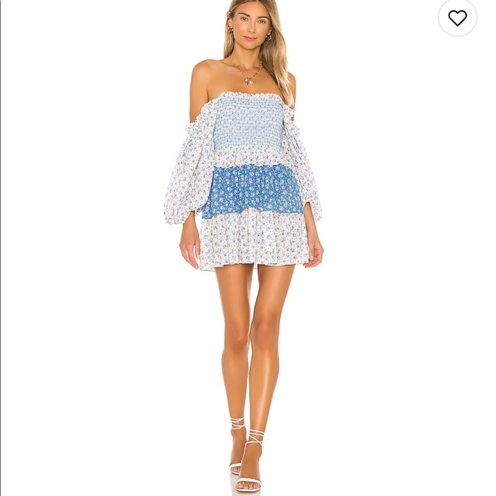 LoveShackFancy Shaw dress vista blue - Picture 2 of 6